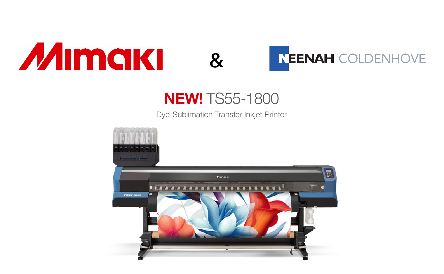 Coldenhove to supply Mimaki for the new TS55-1800